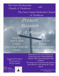 Mozart Requiem in Concert at First Presbyterian Church of Dearborn